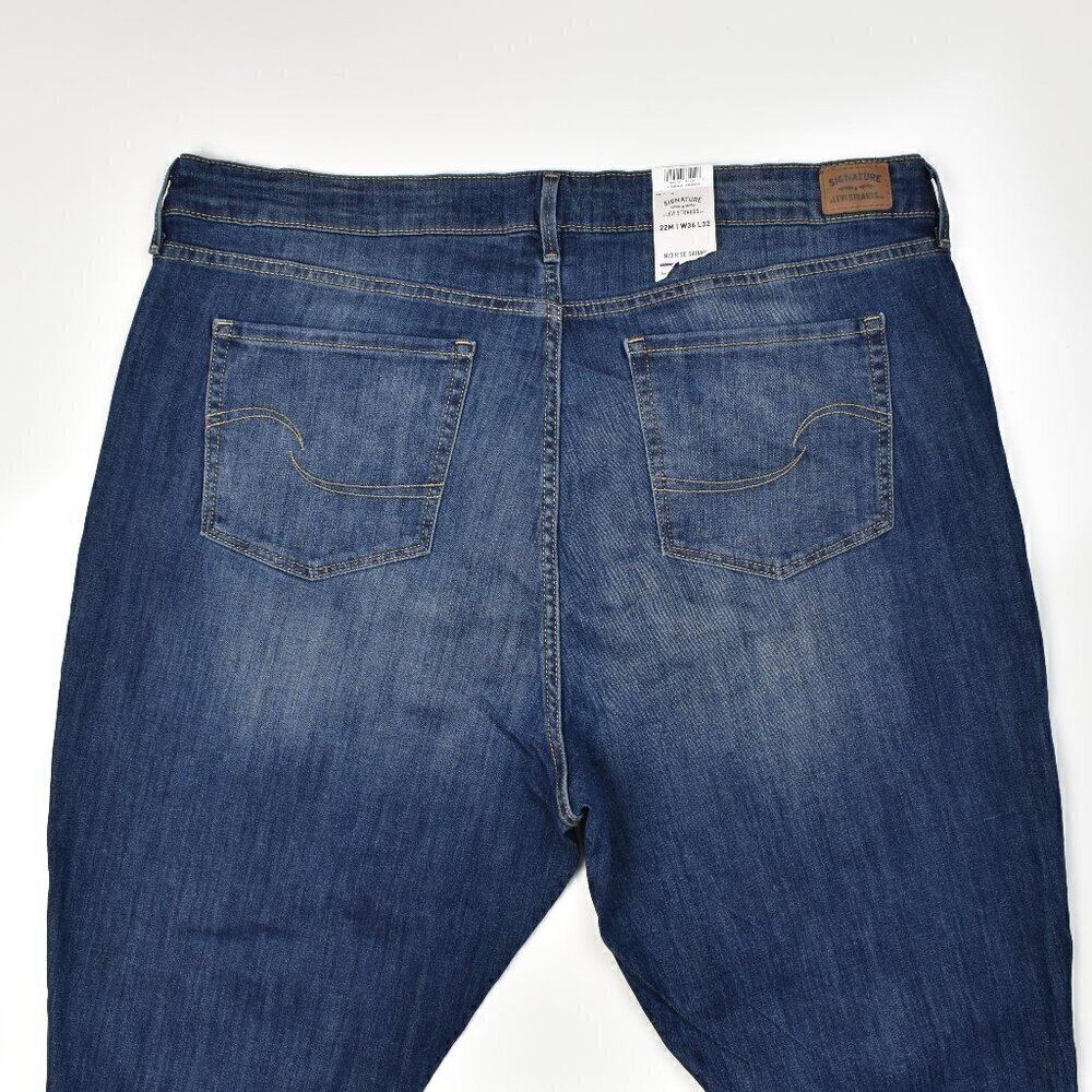 Levi's Mid Rise Skinny Jeans NEW 22 - Picture 5 of 7